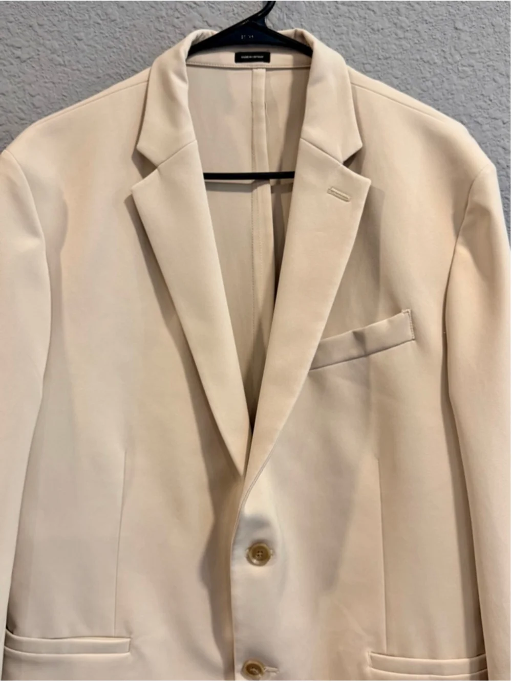 J. Ferrar Slim Fit Tan Blazer Mens Sport Coat Two Button Jacket Classic Business